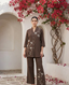Chic Coffee Brown Button-Down Co-Ord Set