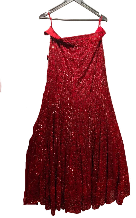 Crimson Red Opulence Lehenga