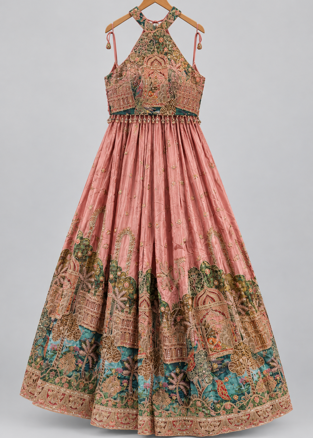 Gulabi Bagh Heritage Lehenga