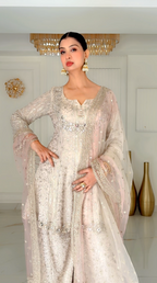 Ivory Mirage kurta set (SH-1268 D-37)