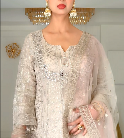 Ivory Mirage kurta set (SH-1268 D-37)