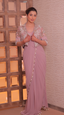 Mauve Meadow Jacket Drape Saree (4100-A D-17)