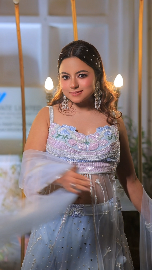 Enchanted Azure Garden Lehenga (10027 D-111)