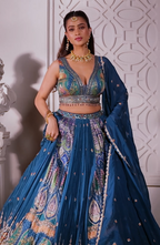 Starry Night Ombré Lehenga