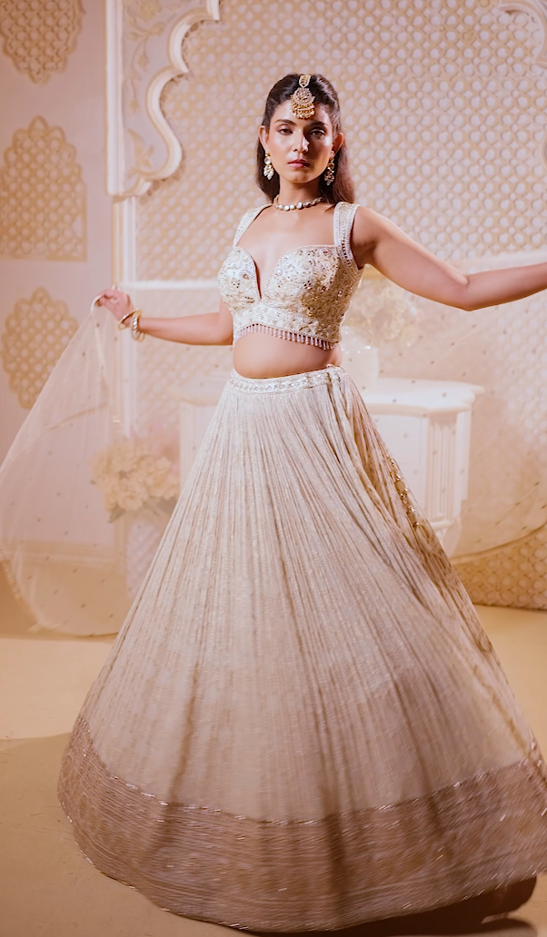 Gilded Pearl Lehenga