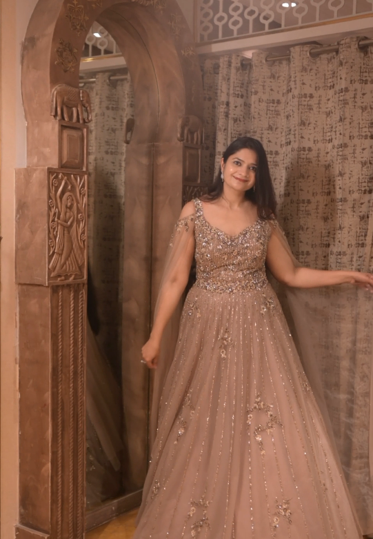 Champagne Shimmer Gown Main image