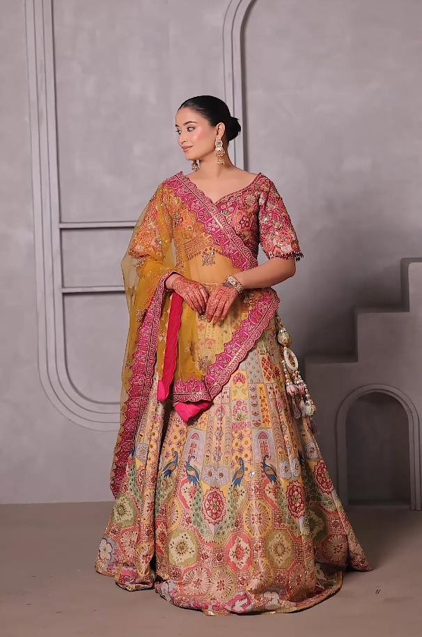 Indian heritage Multicolor lehenga Main image