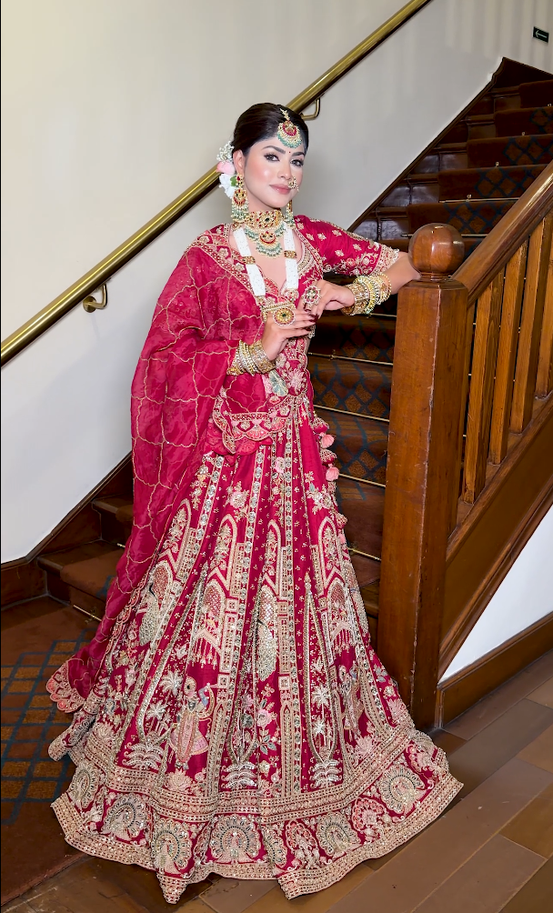 Virasat-e-Gul Bridal Lehenga Main image