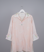 Blush Butterfly Embroidered Co-ord Set