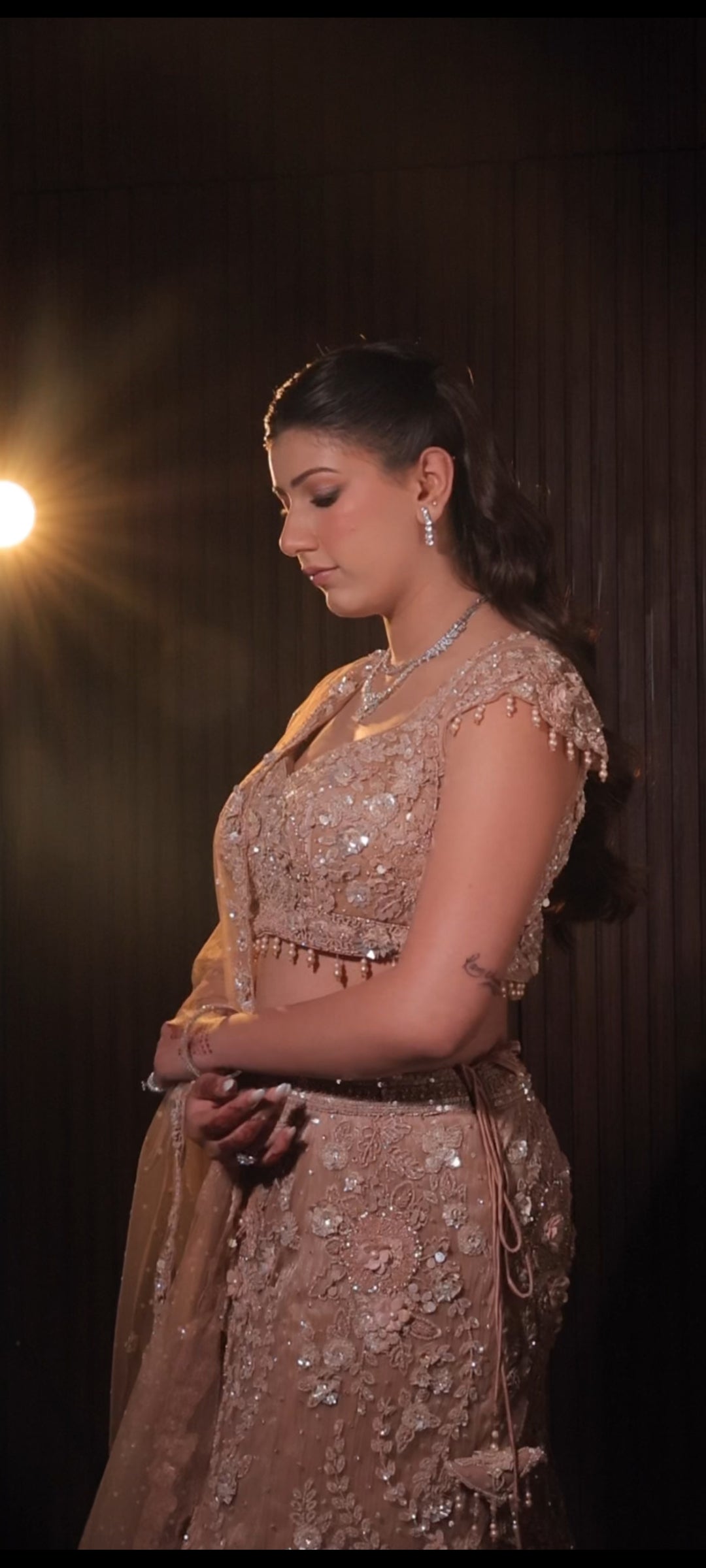 Nude Blossom Couture Lehenga (DM-110 D-101)