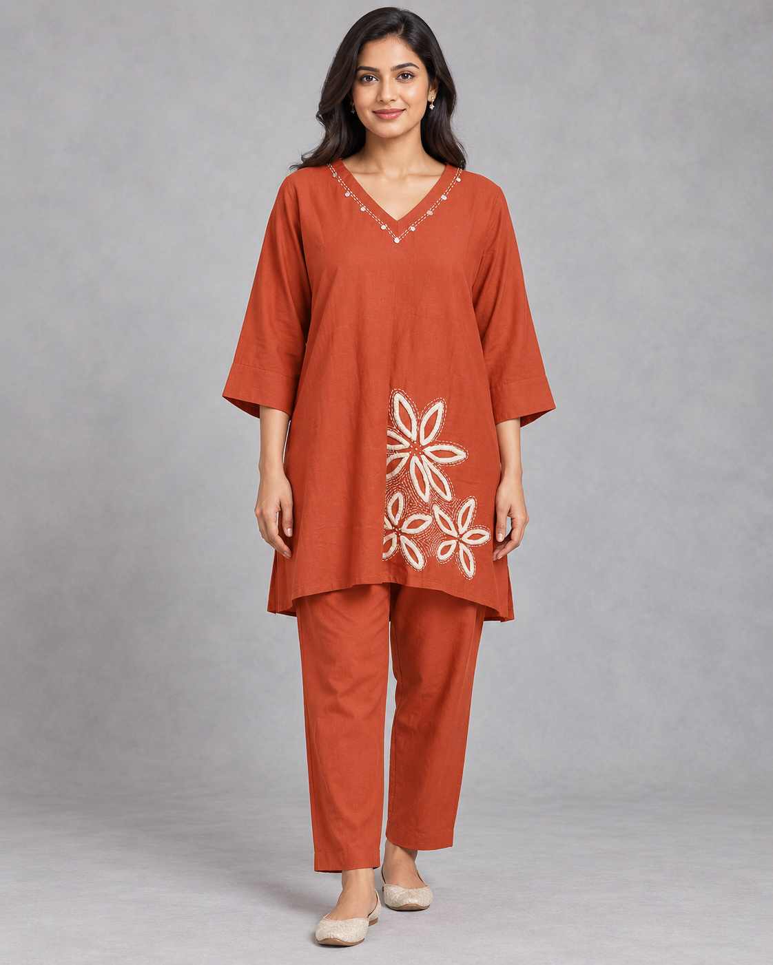 Rust Floral Co-ord Set Main image
