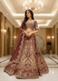 Regal Brown Silk Lehenga Choli