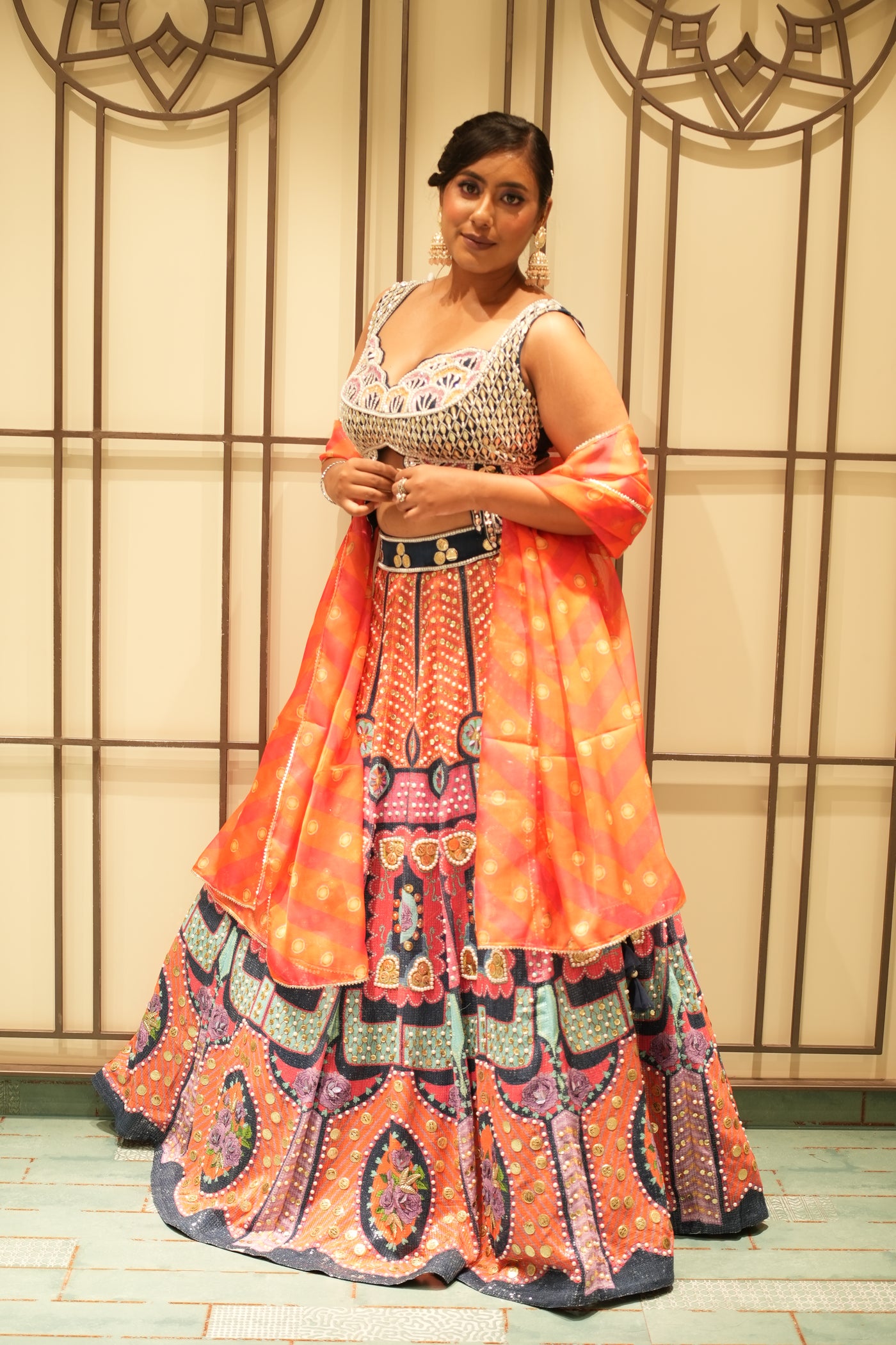Bohemian Rhapsody Lehenga (9095 D-111)