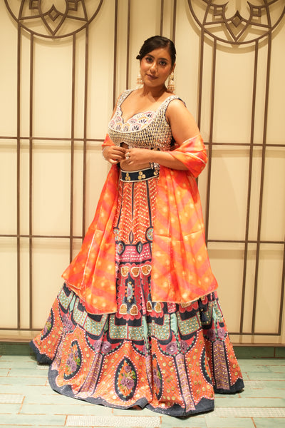 Bohemian Rhapsody Lehenga (9095 D-111)