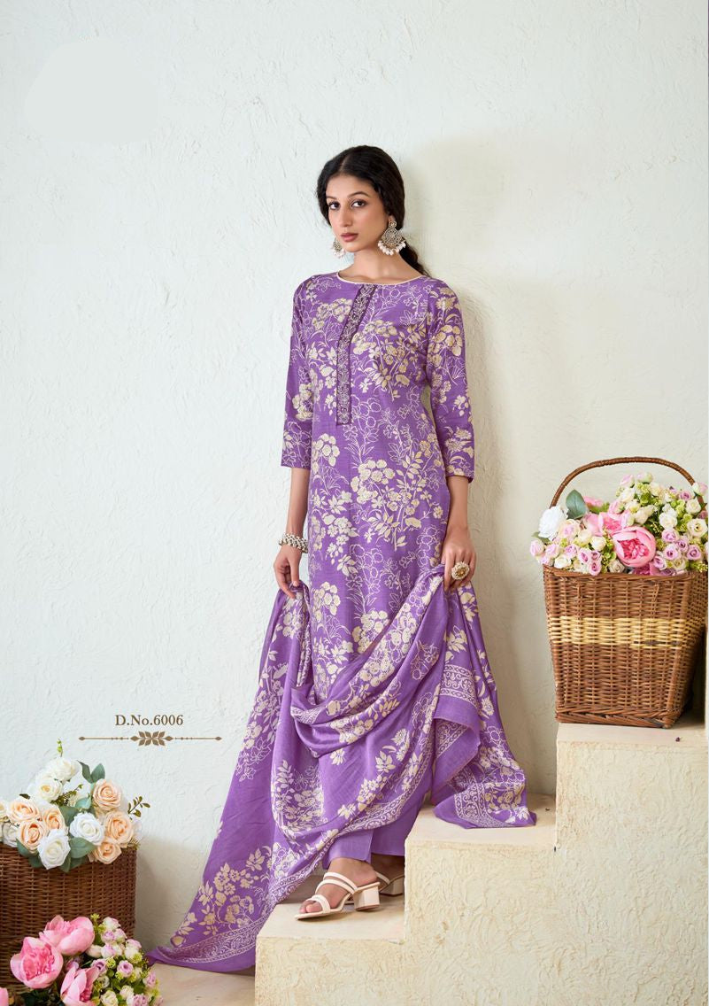'Sarvam Silk' Collection: Modal Silk Unstitched Suits (06 D-39)