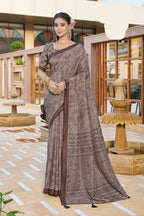 Motifs printed saree (5327 GS-144)