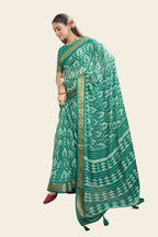 Symmetric pattern printed saree (5333 GS-144)