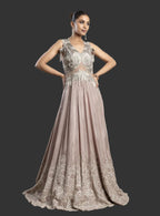 Studio Amas Dust-Rose Glamour Gown