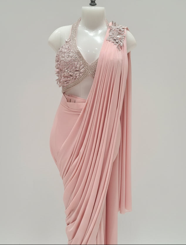 Blush Radiance Sculptural Drape Main image