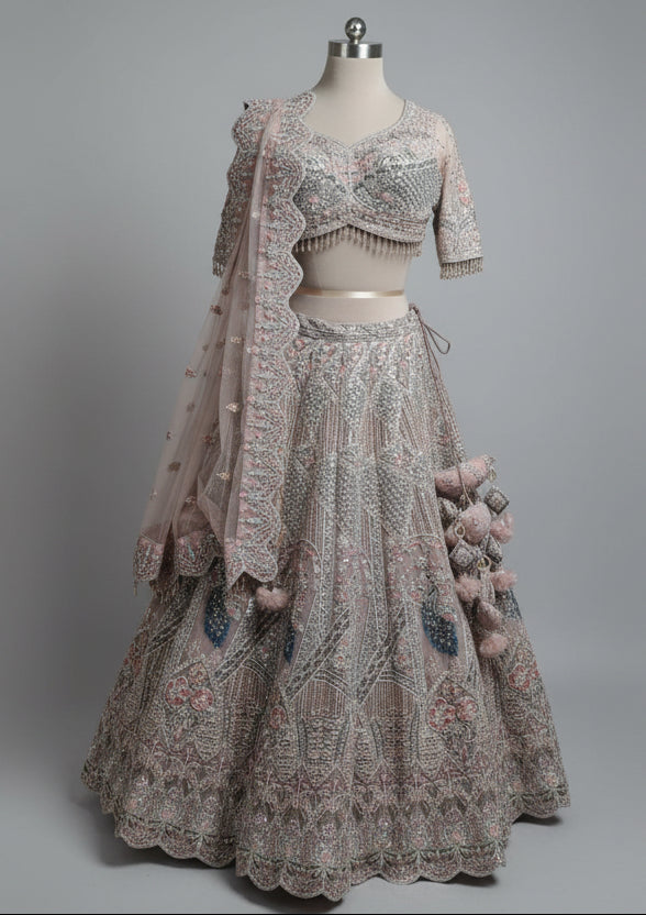 Vintage Rose Regal Lehenga