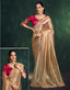 Golden classic tissue saree
