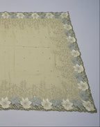 Elegant Sage Green Organza Saree