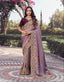 Shimmer Silk Saree with Heavy Scalloped Zardosi Border