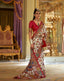 Elegant Ivory Floral Paithani Silk Saree