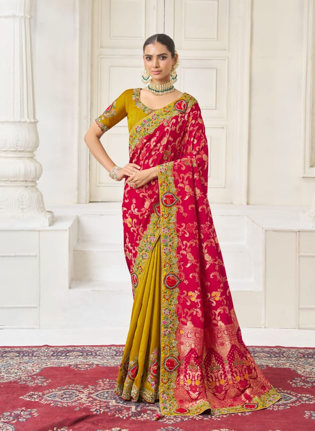 Regal Designer Saree with Intricate Border Main image
