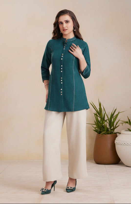 Teal Harmony Tunic Set Main image