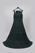Emerald: Shimmering Sequin Evening Gown