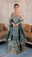Pista Green Mihrab Corset Lehenga