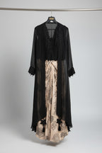 Embroidered Shrug & Bustier with Dhoti Skirt