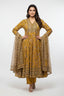 Radiant Mustard Floral Anarkali Set