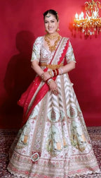 Regal Ivory Heritage Bridal Lehenga