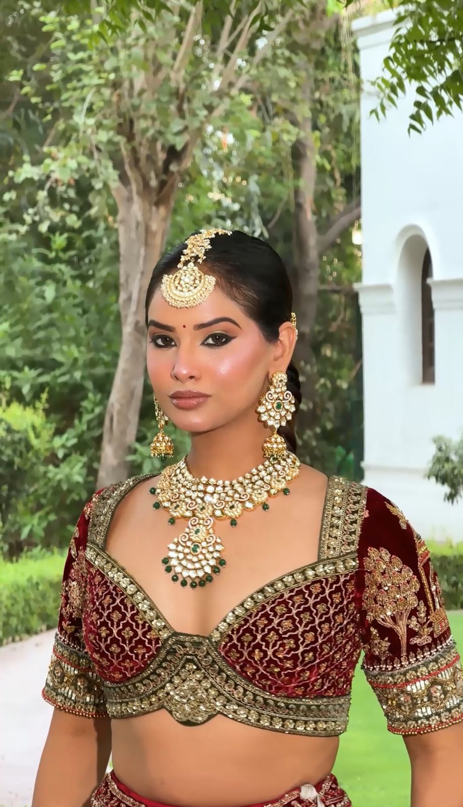 Royal Ivory Heritage Lehenga Choli Secondary image