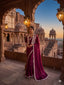 Embroidered Jacket Silk Saree