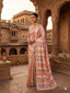 Multicolor Pastel Striped Silk Saree