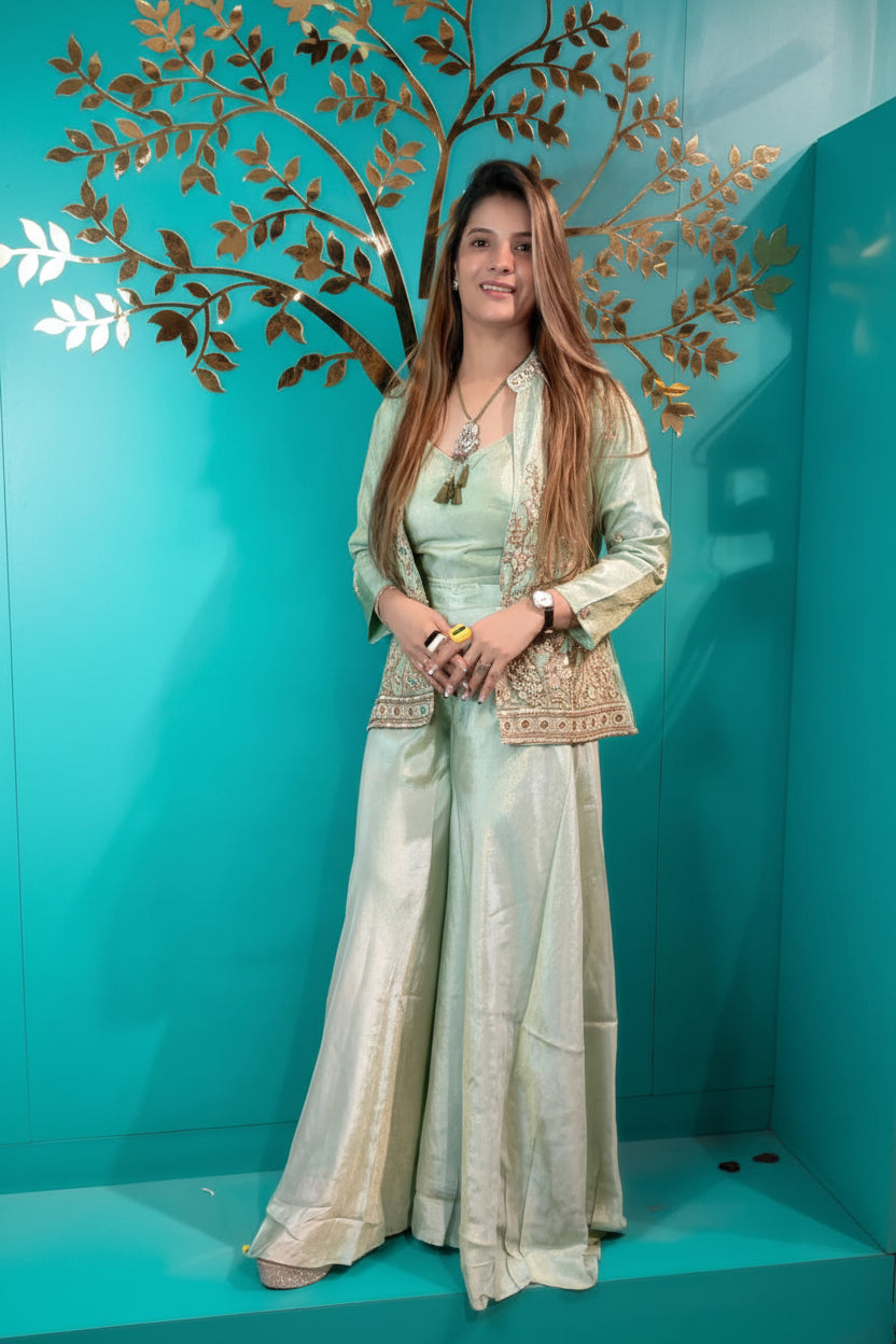Pastel Seafoam Three-Piece Co-ord Set Main image