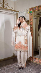 Elegant Embroidered Suit Set