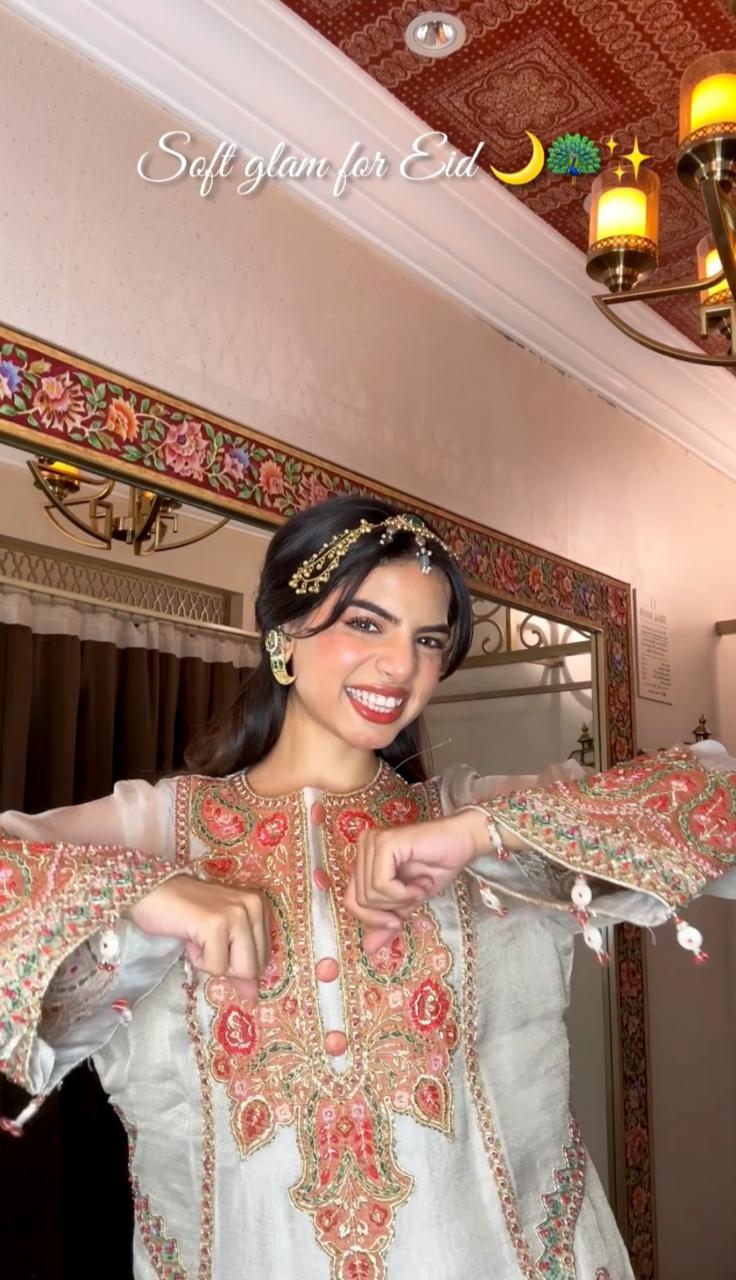 Elegant Embroidered Suit Set