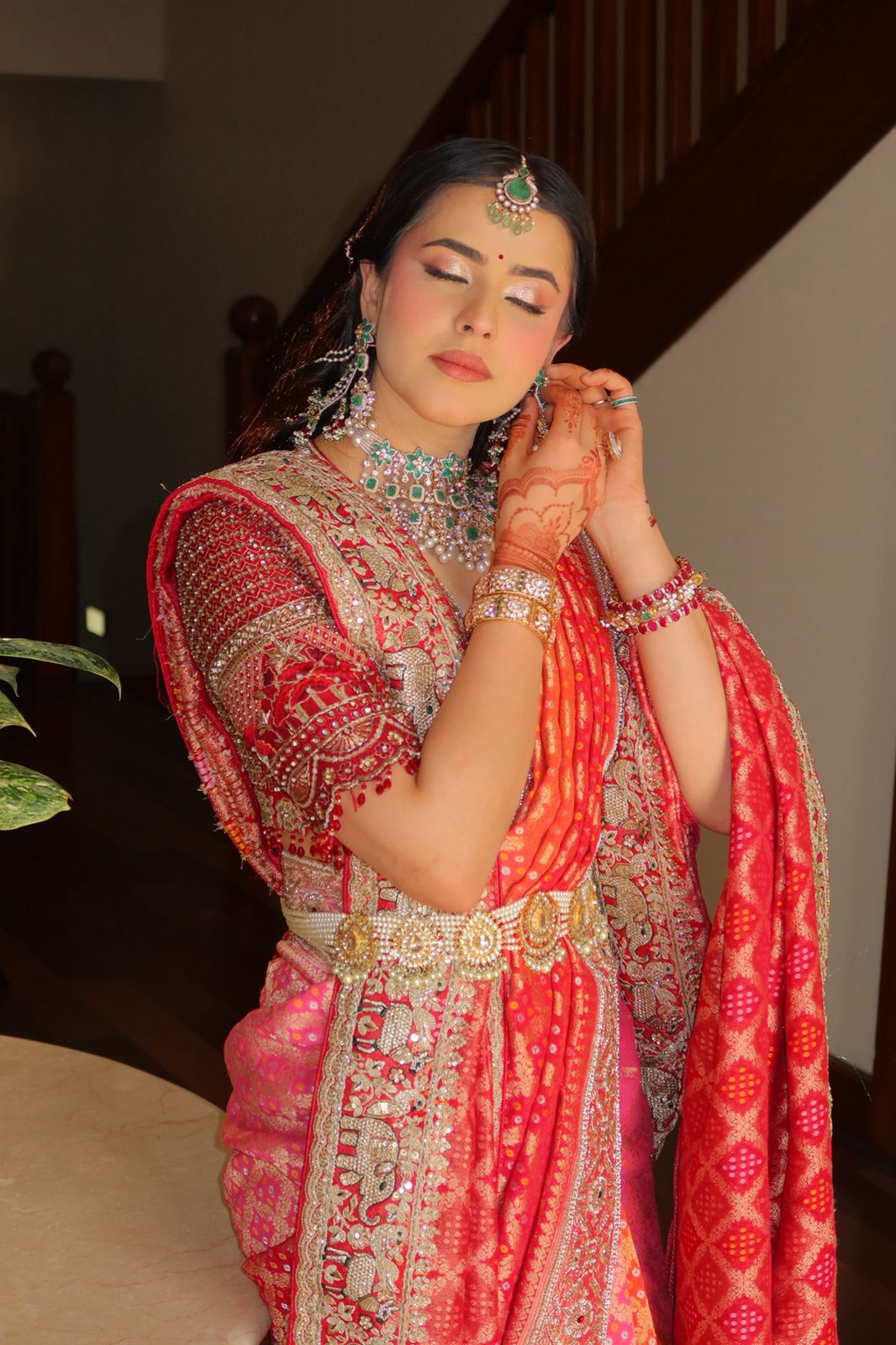 Royal Elegance Bandhani Saree