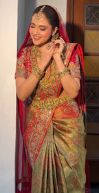 Heavy Zari Brocade Kanjivaram Silk Saree