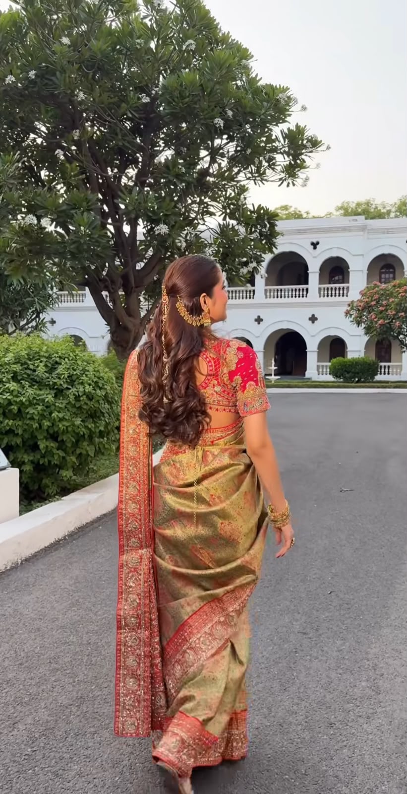 Heavy Zari Brocade Kanjivaram Silk Saree