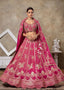 Exquisite Embroidered Silk Lehenga Choli Set