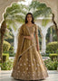 Floral Resham Silk Lehenga Set