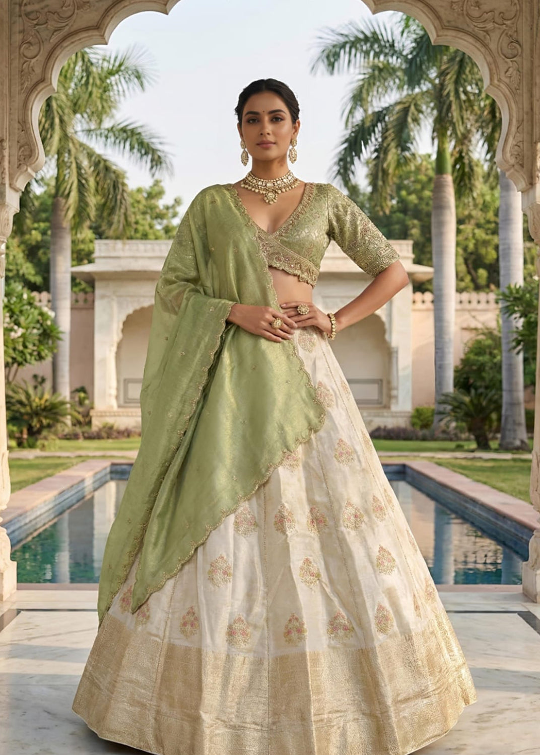 Ethereal Silk Heritage Lehenga Set