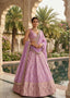 Ruby Red Chevron Silk Lehenga Set with Brocade Border (1036 GA-39)