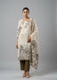 Earthy Botanical Chanderi Kurta Set