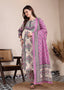 Charming Floral Print Kurta Set